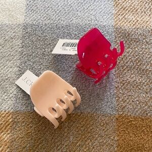 J Crew Mini Claw Hair Clips